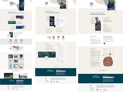 Agency ui design clean interface nature ui ui design