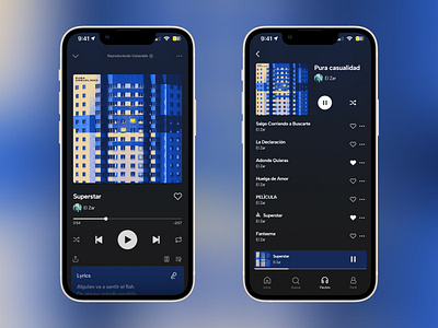 Music Player design ui ux