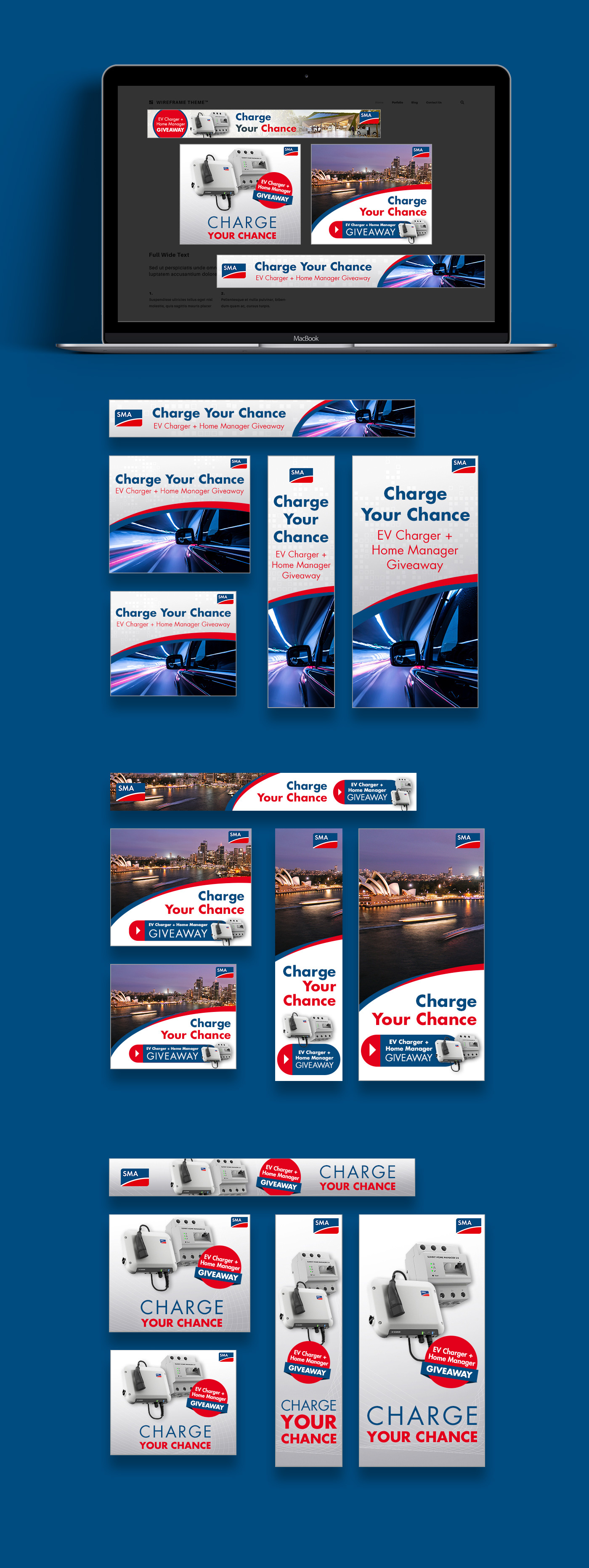 SMA Google Display Ads Banner ads advertising banner brand branding charge company corporate creative design digital display google graphic illustration layout online professional