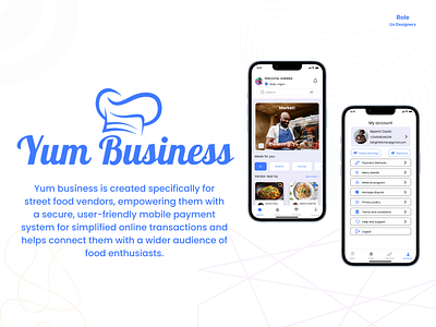 A Street Food Vendor App Design app branding design interface ui uiux website