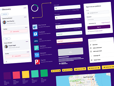 SaaS Design System components design system enterprise app enterprise design figma product design product designer saas software design ui ui design ui designer ux ux design ux designer variants web app web design