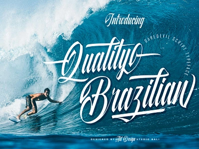 Quality Brazilian Font design font fonts letteing script typeface