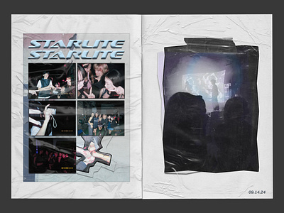 Mini Starlite Collective Zine Collage adobe graphic design photoshop typography