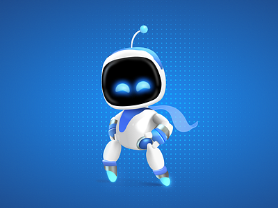 Astro Bot Illustration astrobot figma illustration vec vector