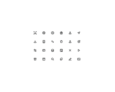 Custom icons icons product design web design