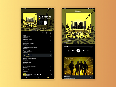 🎧 Music player ui user interface design ux