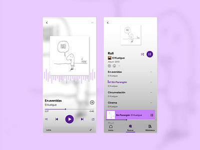 🎧 Music player 24 h music player service desing club ui camp ui camp w24 ui challenge