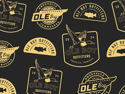 Ole Boy Outfitters Badges apparel design apparel logo badge badge design duck hunting duck hunting design fishing badge hat badge hat design hat logo hunting hunting design hunting logo logo logos outdoor design outfitter badge outfitter design outfitter logo outfitters