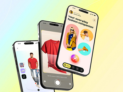 Ai Fashion Lifestyle Mobile App ai android app artificial intelligence colorful design fashion ios lifestyle mobile popular shot trending ui ux vibrant