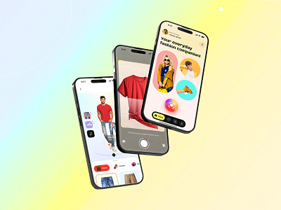 Ai Fashion Lifestyle Mobile App ai android app artificial intelligence colorful design fashion ios lifestyle mobile popular shot trending ui ux vibrant