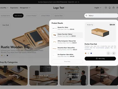 Autocomplete Component Design autcomplete component autocomplete cart component design system desk desktop dropdown popup product search search component search product search result web app web component web store wood