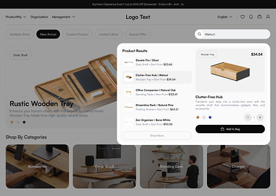 Autocomplete Component Design autcomplete component autocomplete cart component design system desk desktop dropdown popup product search search component search product search result web app web component web store wood