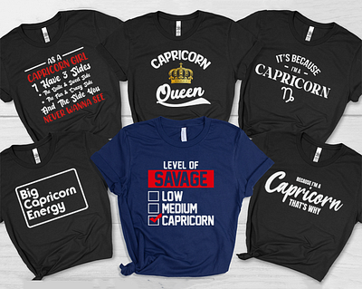 Capricorn Zodiac Sign Shirt Design Ideas zodiac lover