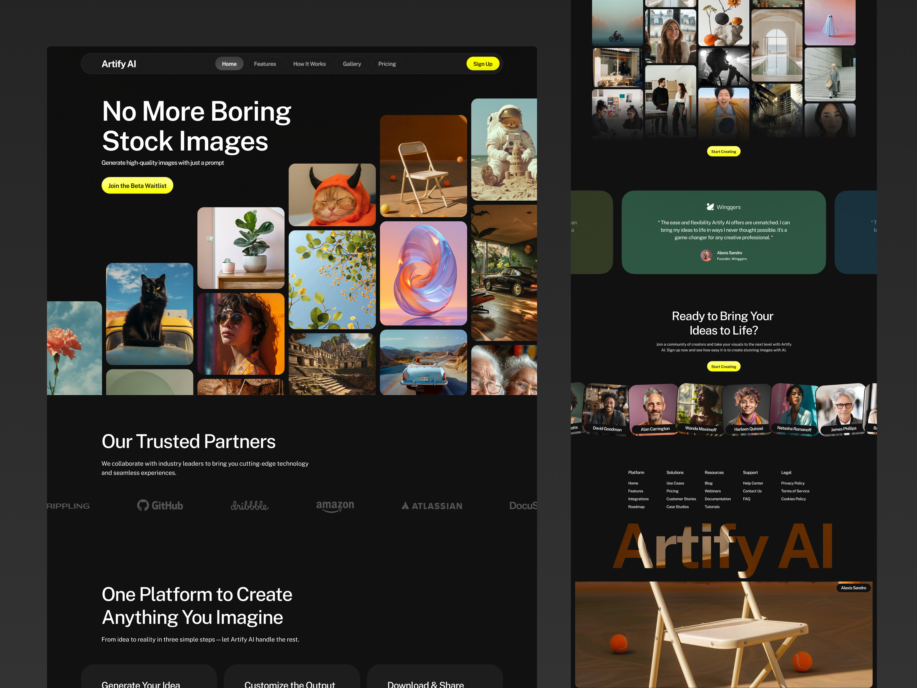 Example of Landing Page + Webflow Development