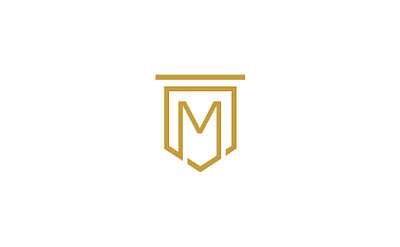 M + Shield abuzayd design designer elegant icon inspiration law lawyer logo luxury m safe sale secure security shield symbol