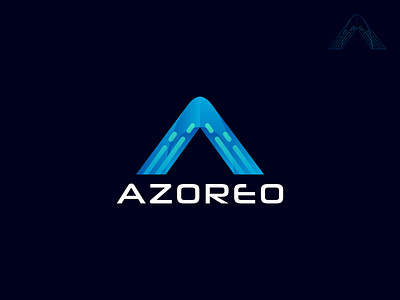 Azoreo Software Company Logo a a logo a typography brand logo branding business logo company logo creative logo design logo logo design print logo professional logo software company logo software logo tech logo technology logo typography logo website logo