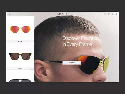 E-commerce Design Animation app e commerce e commerce app ecommerce ecommerce web ecommerce website glasses glasses store landing page landingpage online business online store shop store transision ui ux web app web design website