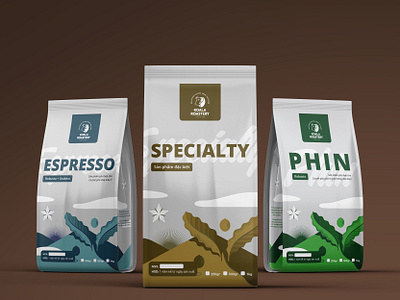 [PACKAGING DESIGN] KOALA ROASTERY arabica beverage branding cafe coffee espresso food graphic design logo logo design motion graphics packaging packaging design robusta