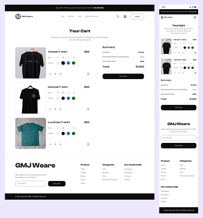 Cart UI cart ui cartdesign ecommerceui minimalist minimalui mobilefriendly ui design