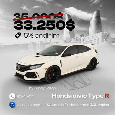 Car sale - example post 3d brand identity branding car car deal car design car post cars cooking design graphic design gray insta post instagram logo mono white and black