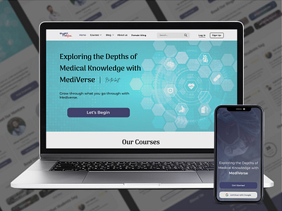 Medical Learning Platform UX/UI Design figmadesign liveproject medicalapp medicaleducation medicalplatform minimalistdesign responsivedesign ui uiux userexperience ux uxuidesign webdesign