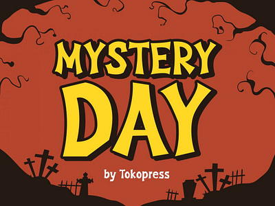 Mystery Day – Spooky Font branding children design display font font gaming halloween horror poster spooky font youtube