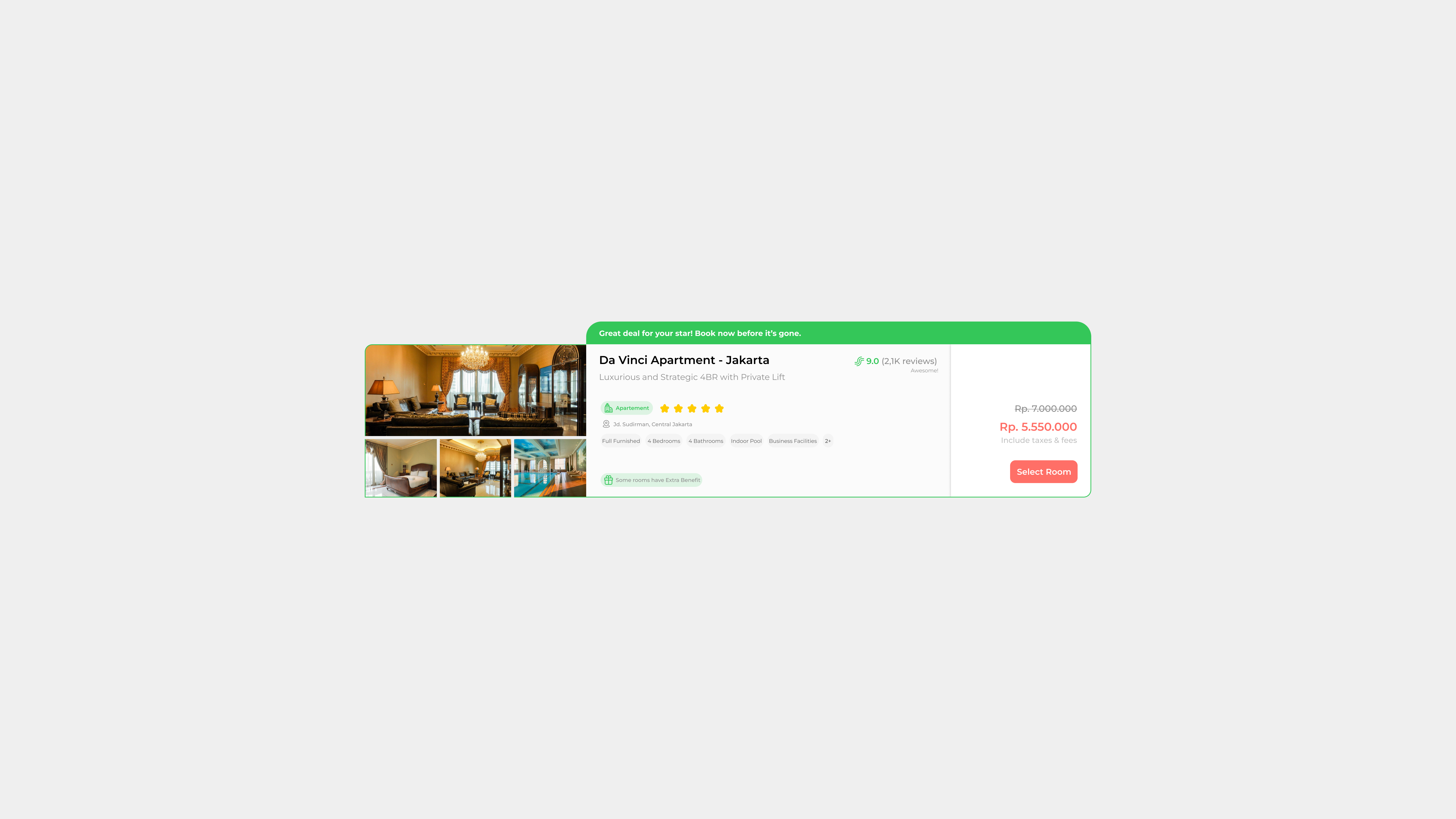 Day 44 - Info Card #DailyUI apartment box component dailyui design info card lightmode macos travel website ui ux