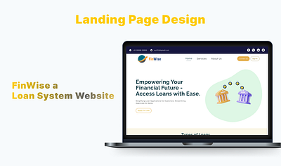 FinWise - Modern Loan System UI/UX Design