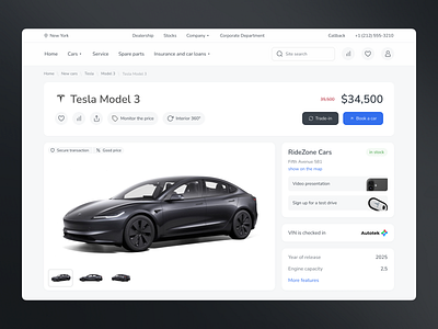 Car Card UI automotive car card cleaninterface design interface product productcard ui uidesign ux uxdesign uxui web webdesign website