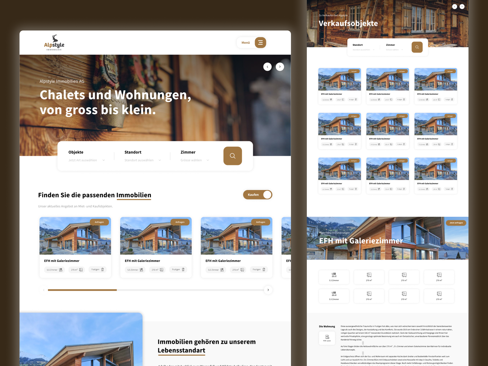 Example of Website Development (1 Page)