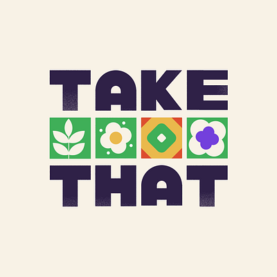 Take that chance animated type animation chance design graphic design illustration inspiration morph motion motion graphics motivation pattern plants positivity stay positive take that chance type typography vector visual