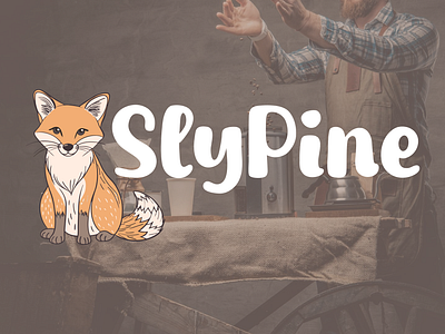 Slypine branding brown brown logo design fox fox cafe fox illustration fox logo fox minimal fox vector grafiko labs graphic design illustration logo logo design logo fox minimal logo playful playful logo simple logo