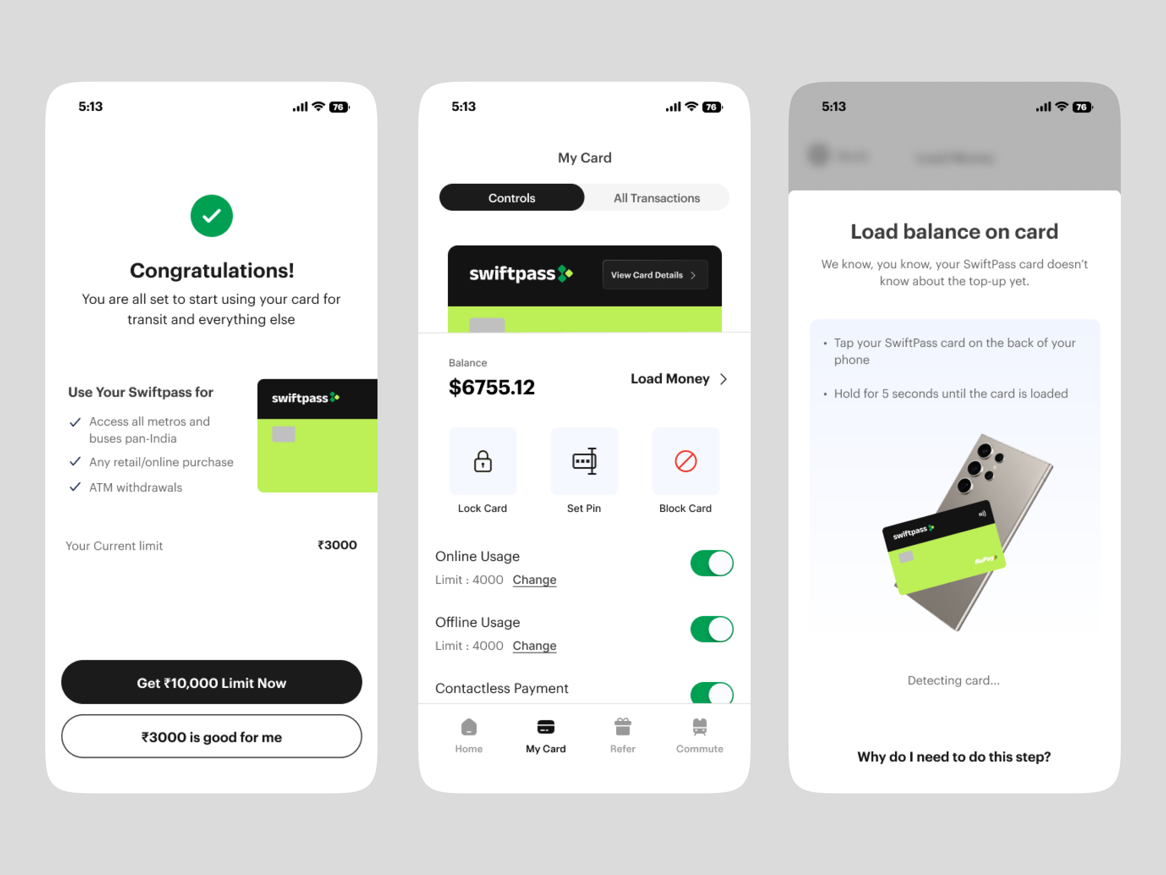 Example of SwiftPass - Travel Mobility Prepaid Card -Fintech