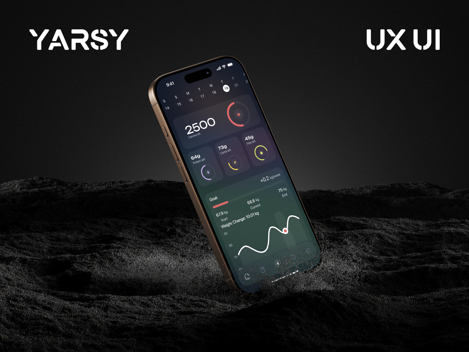 Nutrition App - Healthcare | Habits | Fitness Assistant app design application creativeui design designinspiration dribbbleshowcase figma figma design health mobile app mobile application nutrition app ui uiuxdesign userexperience visualdesign