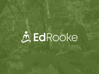 Ed Rooke Logo abstract bold branding clean experience icon identity life logo logo design love meditation modernism nature shapes simple