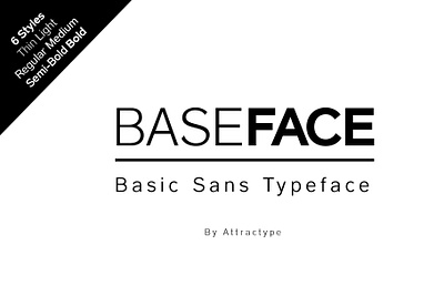 Baseface - Basic sans family font quotes