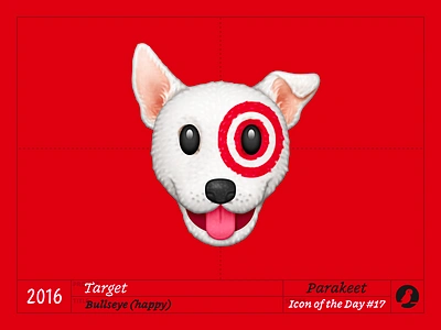 Icon of the Day #17 bullseye design dog emoji icon icons illustration imessage sticker target