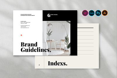 Brand Guidelines architecture brand guidelines branding brochure canva graphic design guidelines illustrator indesign logo photoshop portfolio template