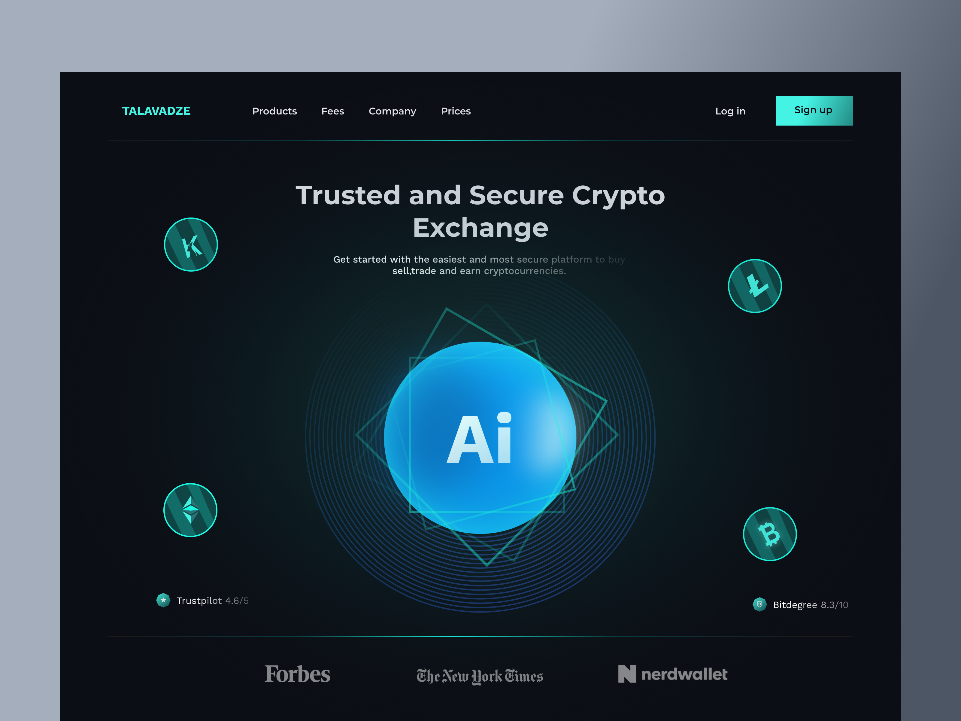 Crypto Currency - Blockchain UX/UI blockchain clean crypto crypto landing crypto transaction crypto wallet crypto web design crypto website cryptocurrency dark ui design ethereum landing page popular trading trendy ui ui web design web3 website