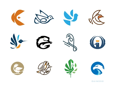 Bird Logos - Minimalist and Modern Logos animal logos bird logo bird logos blue bird logo brand bird logo branding creative logos dainogo dove logo eagle logo hummingbird logo logo logo design logo portfolio logofolio logotype minimal bird logo minimalist logo modern logo moon bird logo