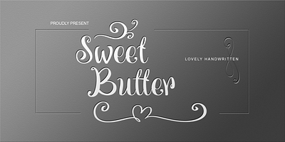 Sweer Butter - Lovely Handwritten happy birthday