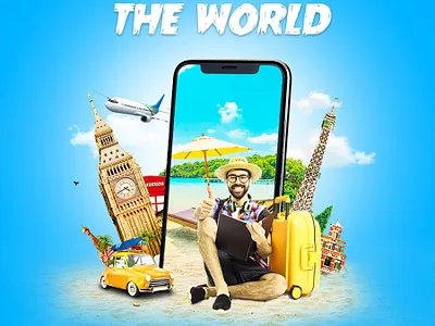 Travel Social Media Ad Template holiday poster tour travel travel travel ad travel social media ad
