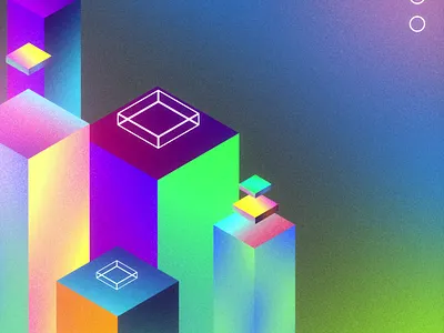 3D Pillars. 3d animation motion motion design motion graphics tech