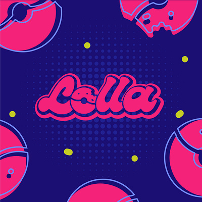 LOLLA | LOGO DESIGN & BRAND IDENTITY branding candy candy logo design food graphic design illustration logo lolipop lolipop logo motion graphics typography vector