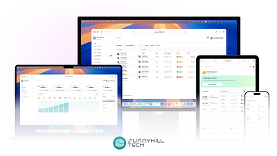 SunnyHill Tech - Human Resources Dashboard dashboard ui ux