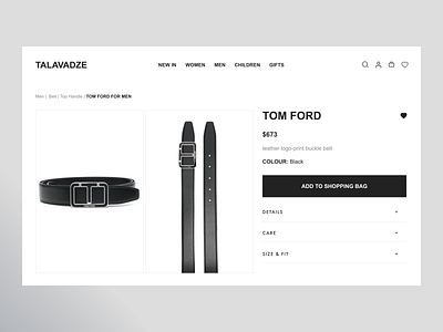 E Commerce Minimal Produc Page clean design e commerce ecommerce fashion men shop mens shop minimal minimal design minimalistic shipify web design shop shopify shopify product design shopping ui ux web web design website