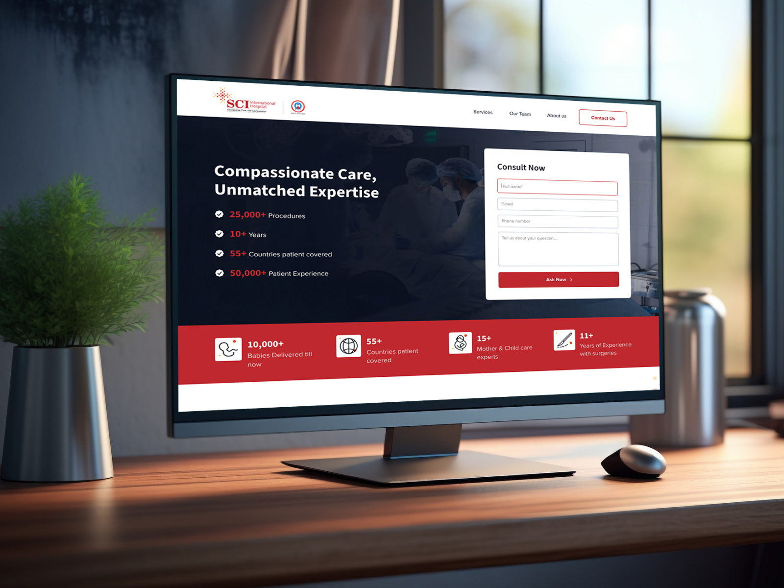 Example of Minimal Landing Page Design/Redesign