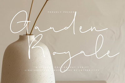 Garden Royale - Elegant Calligraphy Font style