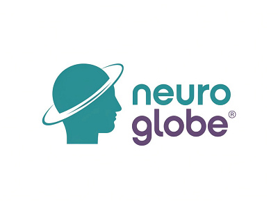 Neuro Globe. Logo for Global Minds brand branding graphic design logo