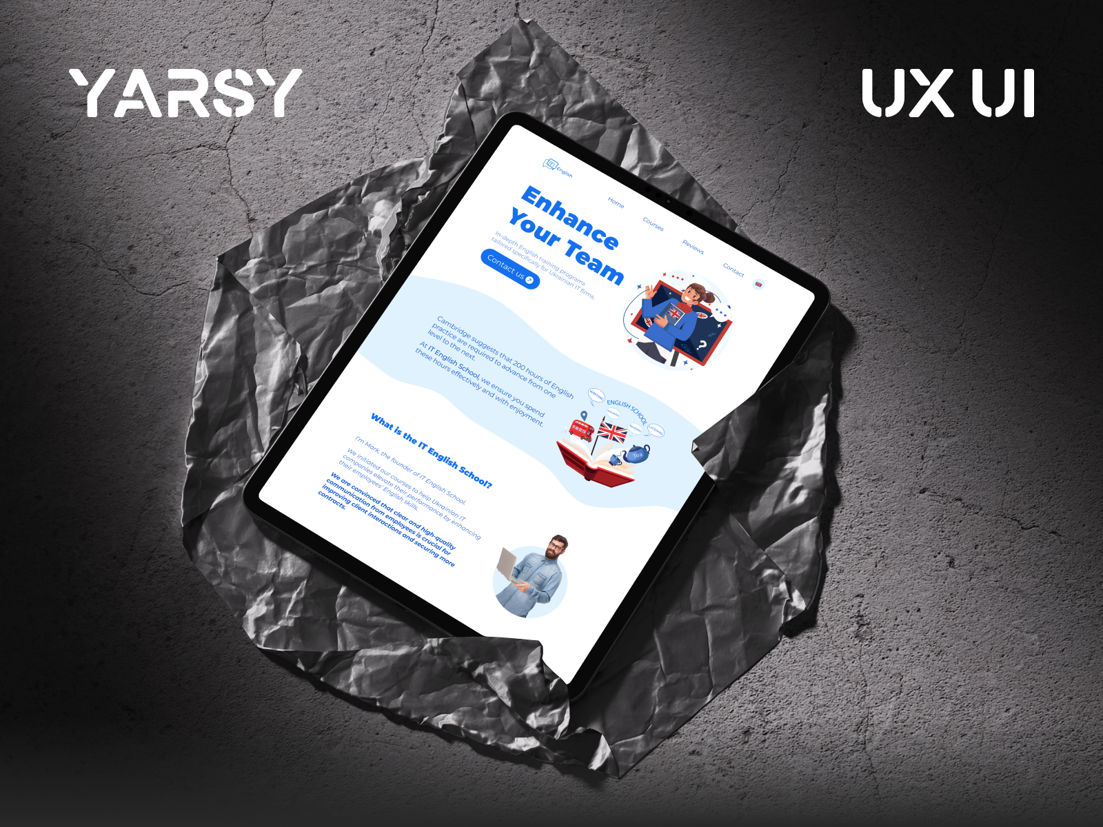 Education Landing Page | EdTech | Course Promotion branding creativeui design designinspiration dribbbleshowcase edtech english school landing page lms ui uiuxdesign userexperience ux visualdesign web design